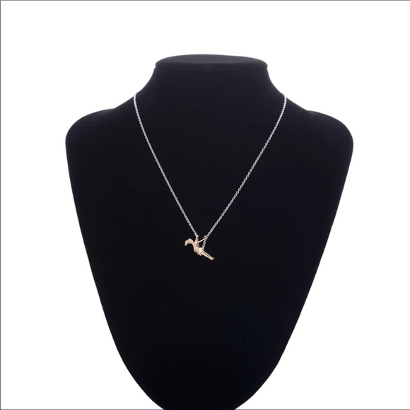 Sterling Swinging Girl Necklace - Picture 2 of 3